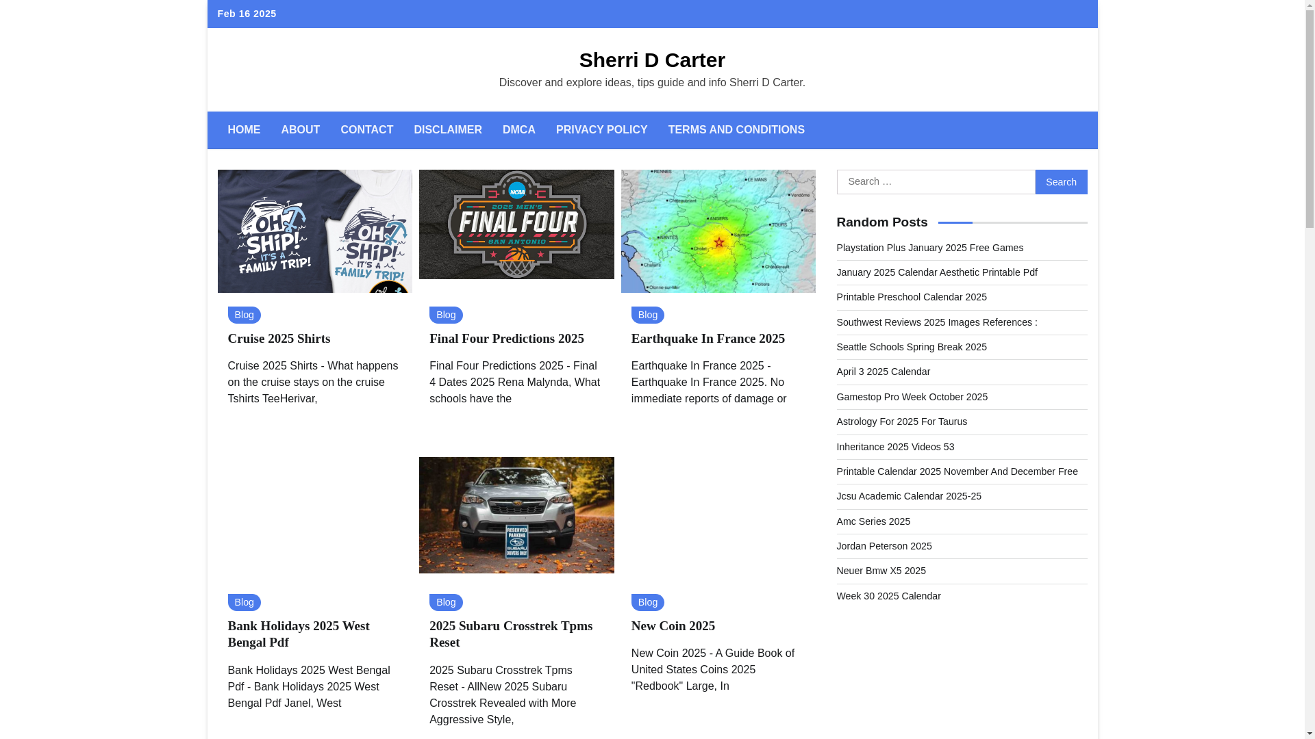 website screenshot of https://sherridcarterc.pages.dev/