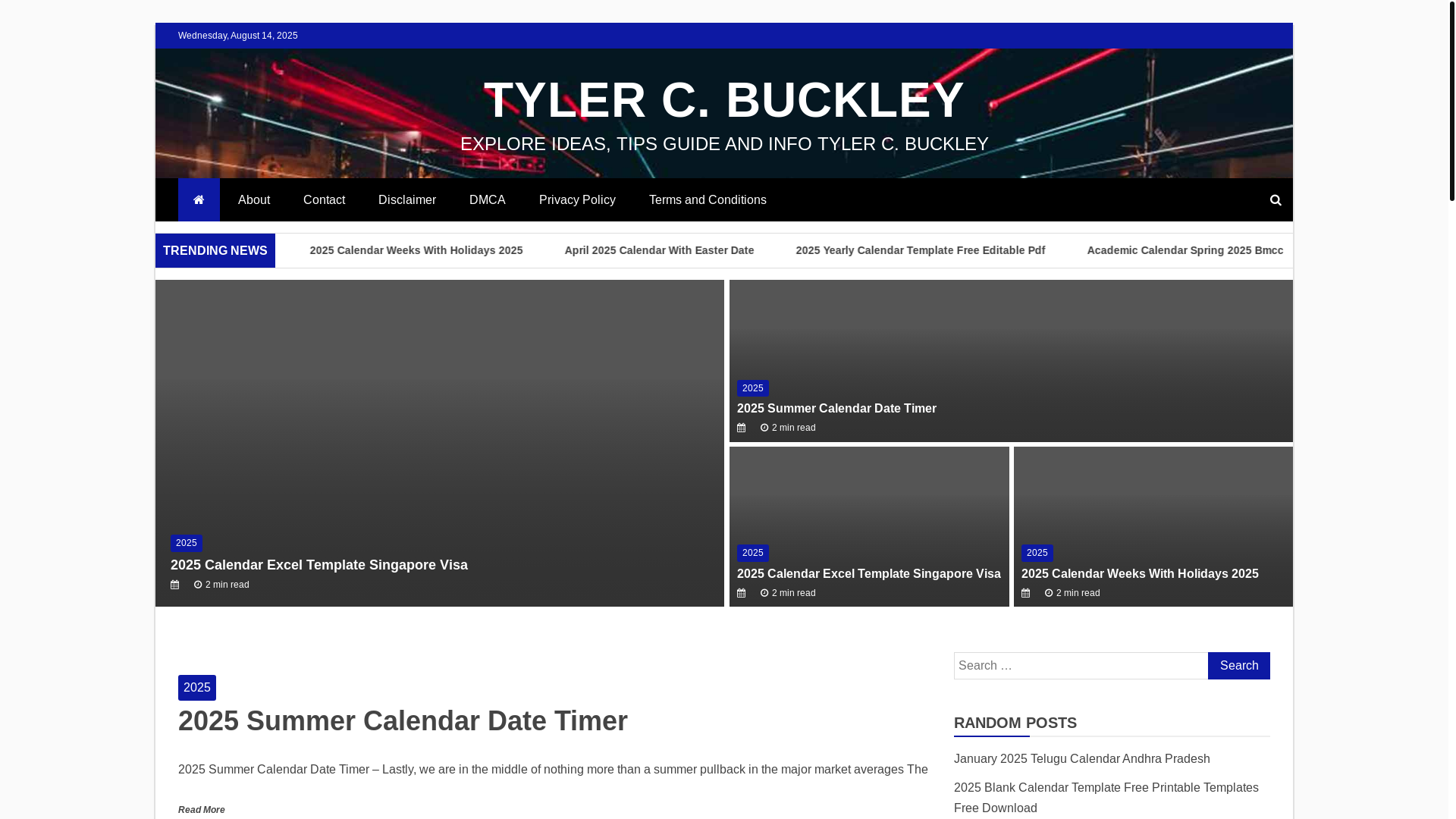 website screenshot of https://tylercbuckley.pages.dev/