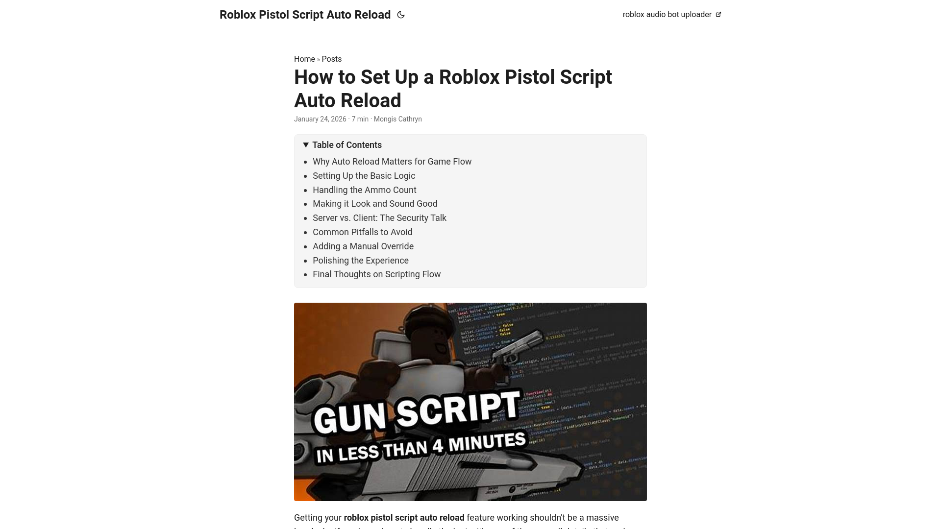 website screenshot of https://roblox-pistol-script-auto-reload.pages.dev/