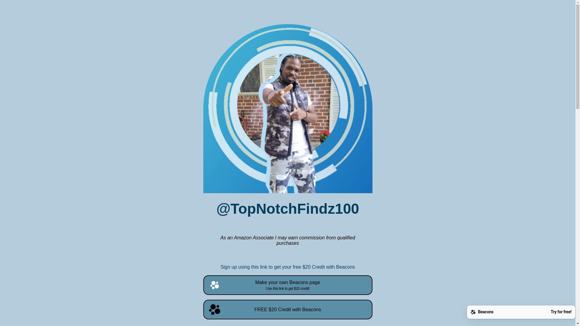 website screenshot of https://topnotchfindz100.store/