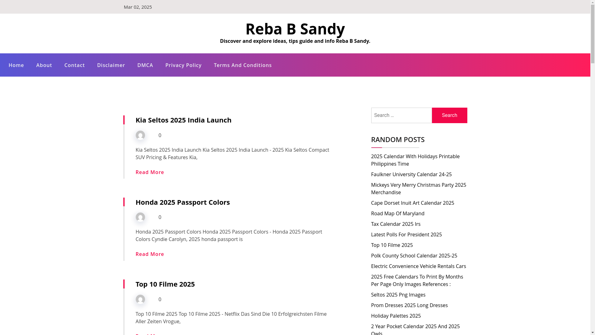 website screenshot of https://rebabsandyc.pages.dev/