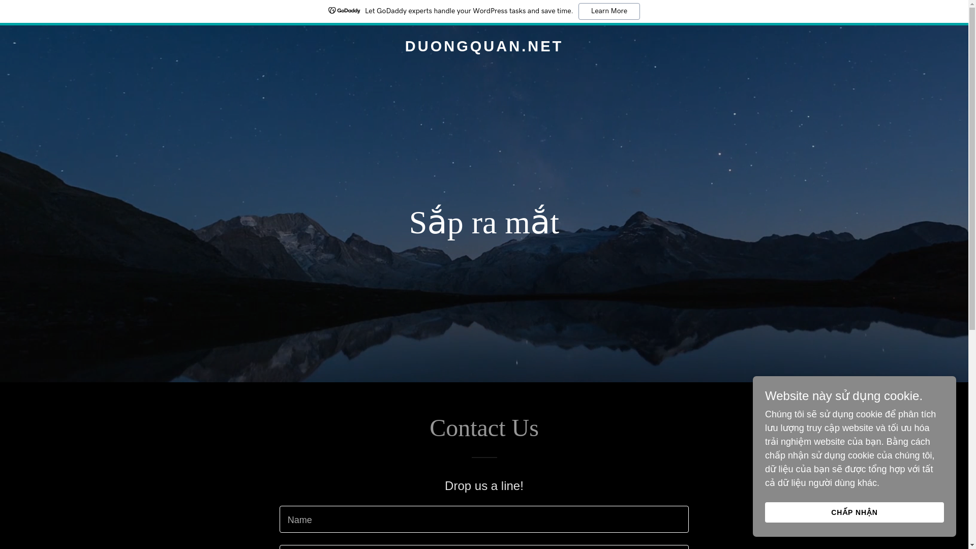 website screenshot of https://duongquan.net/