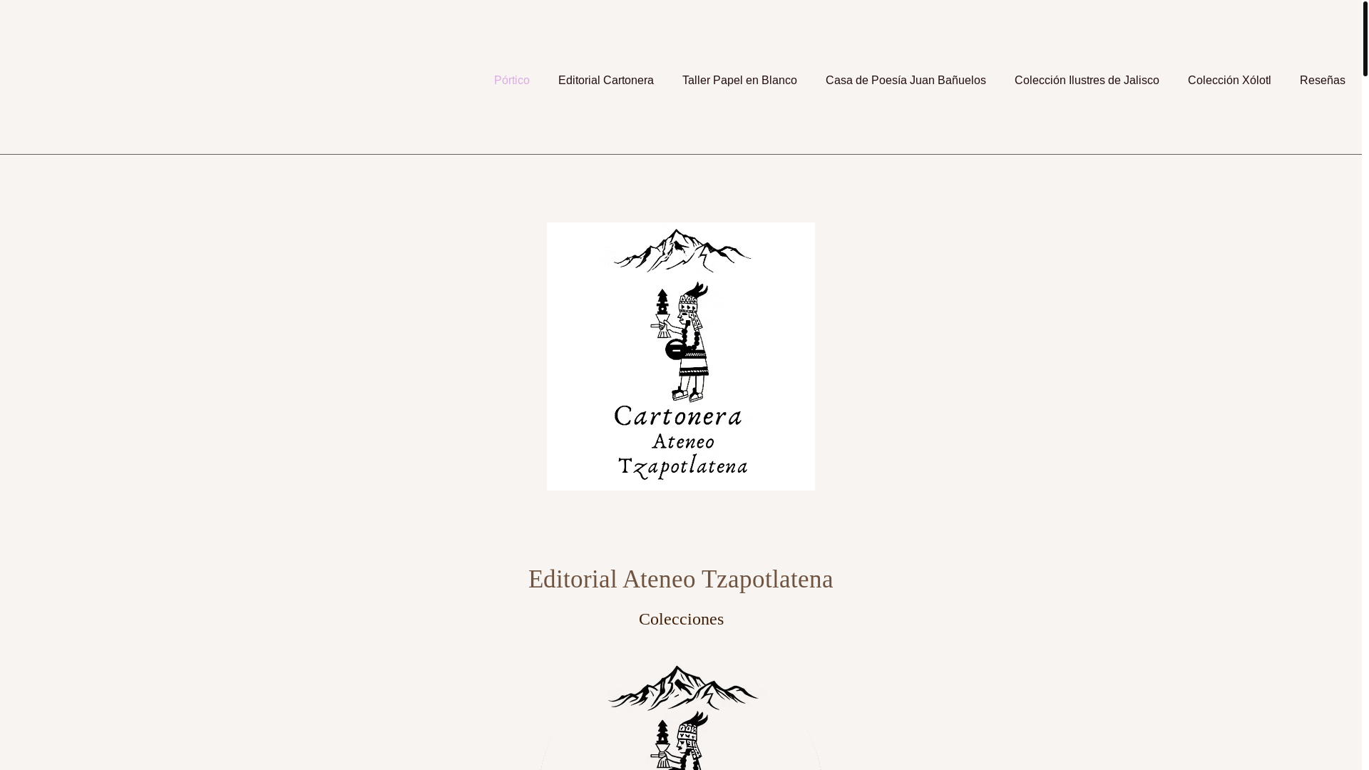 website screenshot of https://tzapotlatenaeditorial.com/