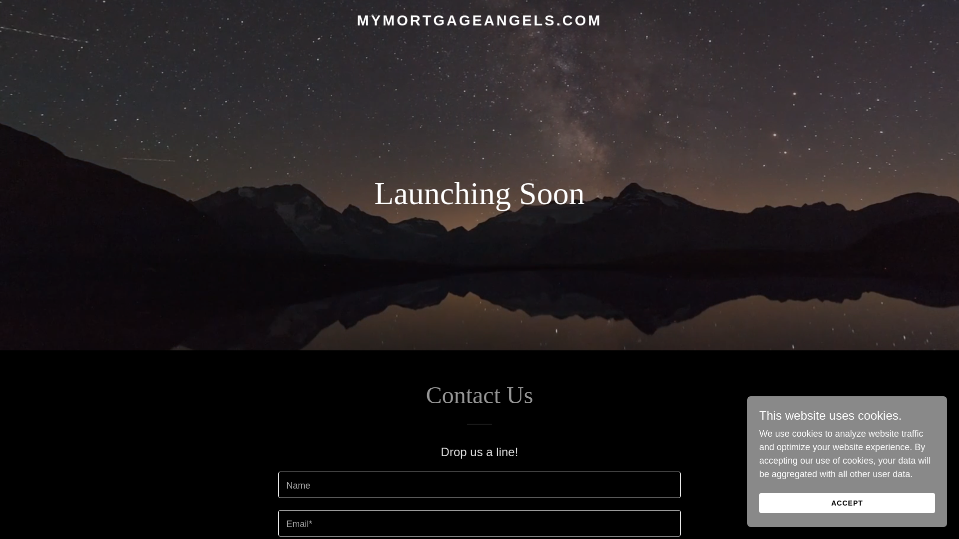 website screenshot of https://mymortgageangels.com/