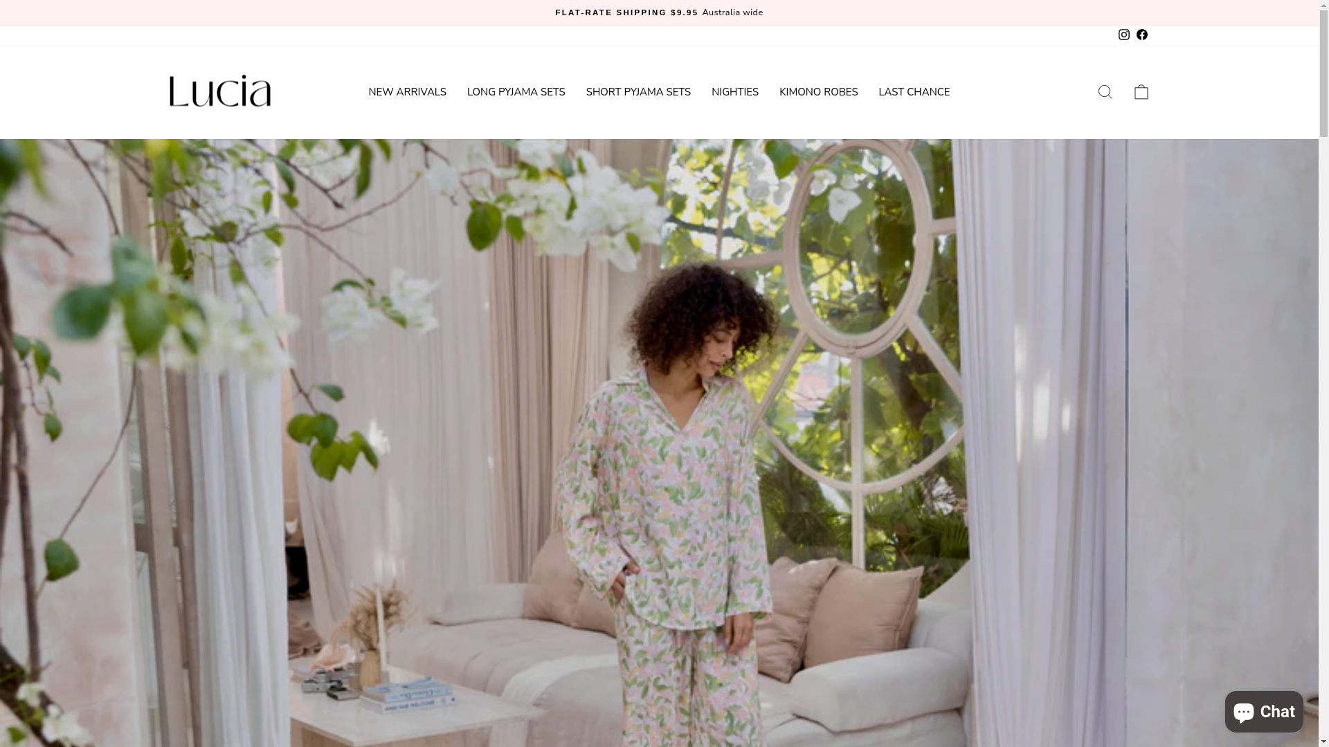 website screenshot of https://luciathelabel.online/