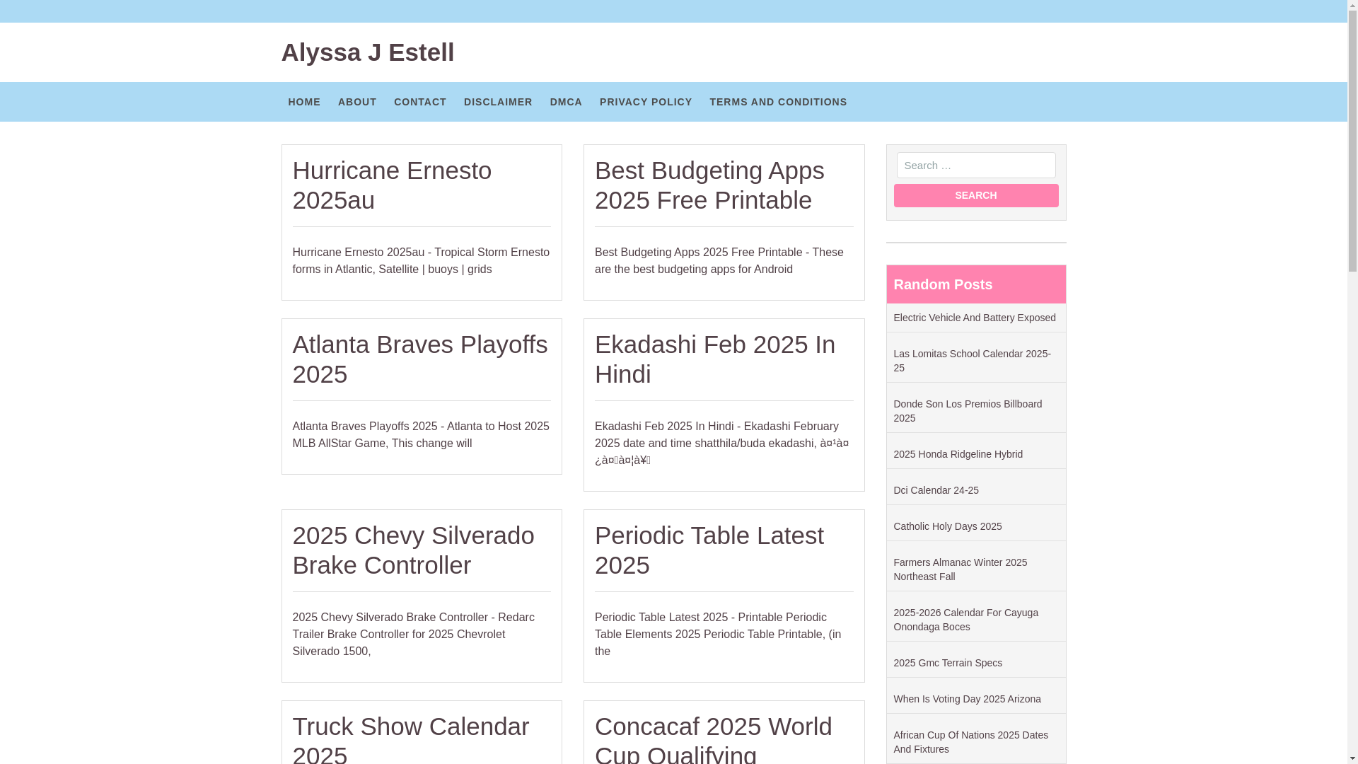 website screenshot of https://alyssajestell.pages.dev/