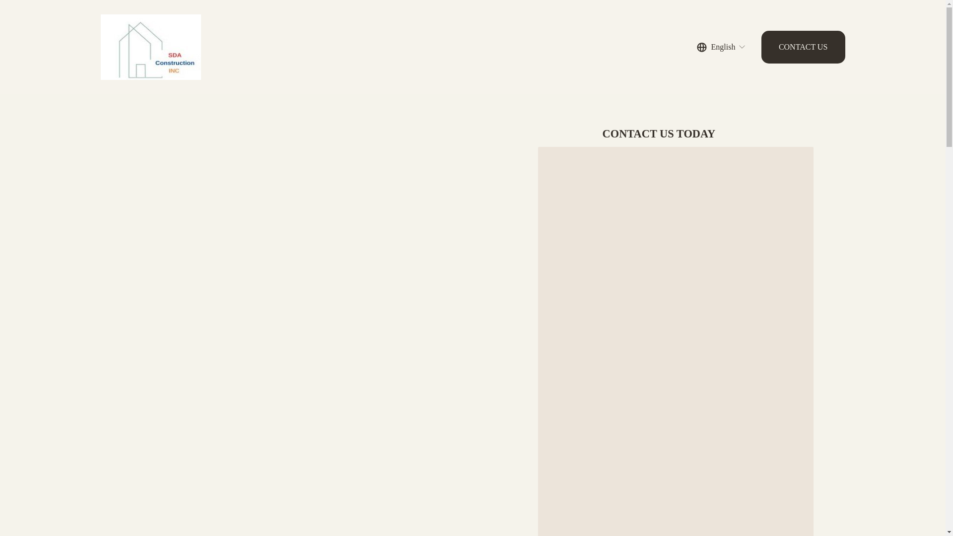 website screenshot of https://sda-construction.com/