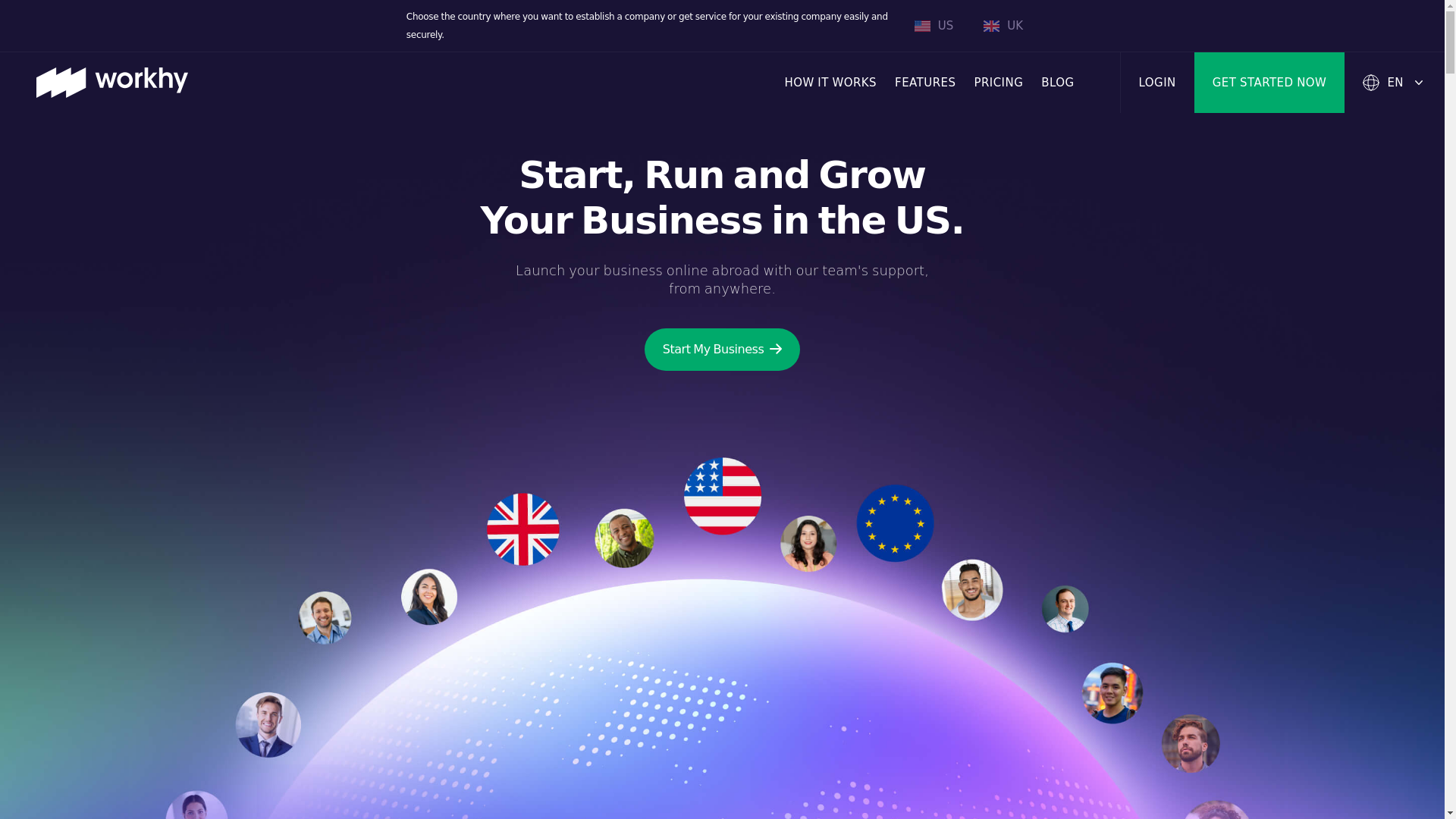 website screenshot of https://workhy-landing.pages.dev/