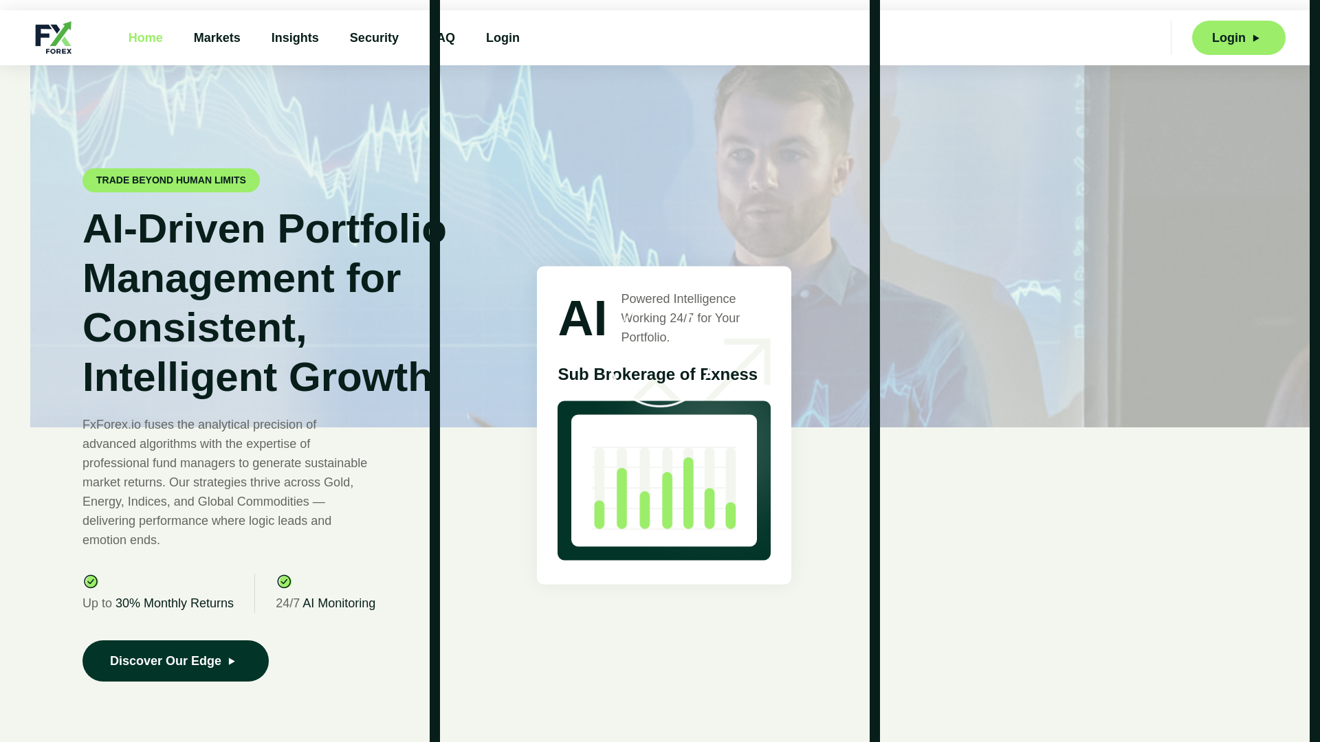website screenshot of https://fxforex.io