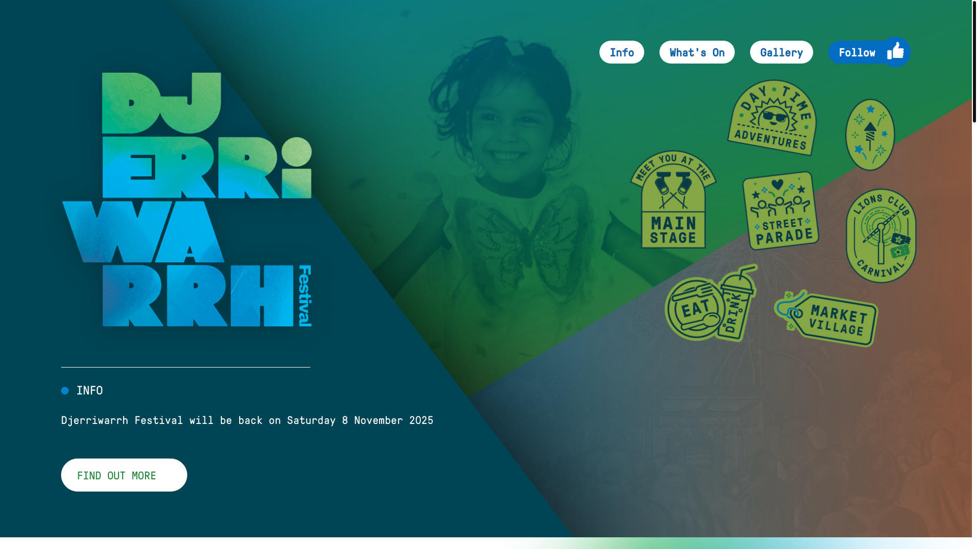 website screenshot of https://djerriwarrhfest.online/