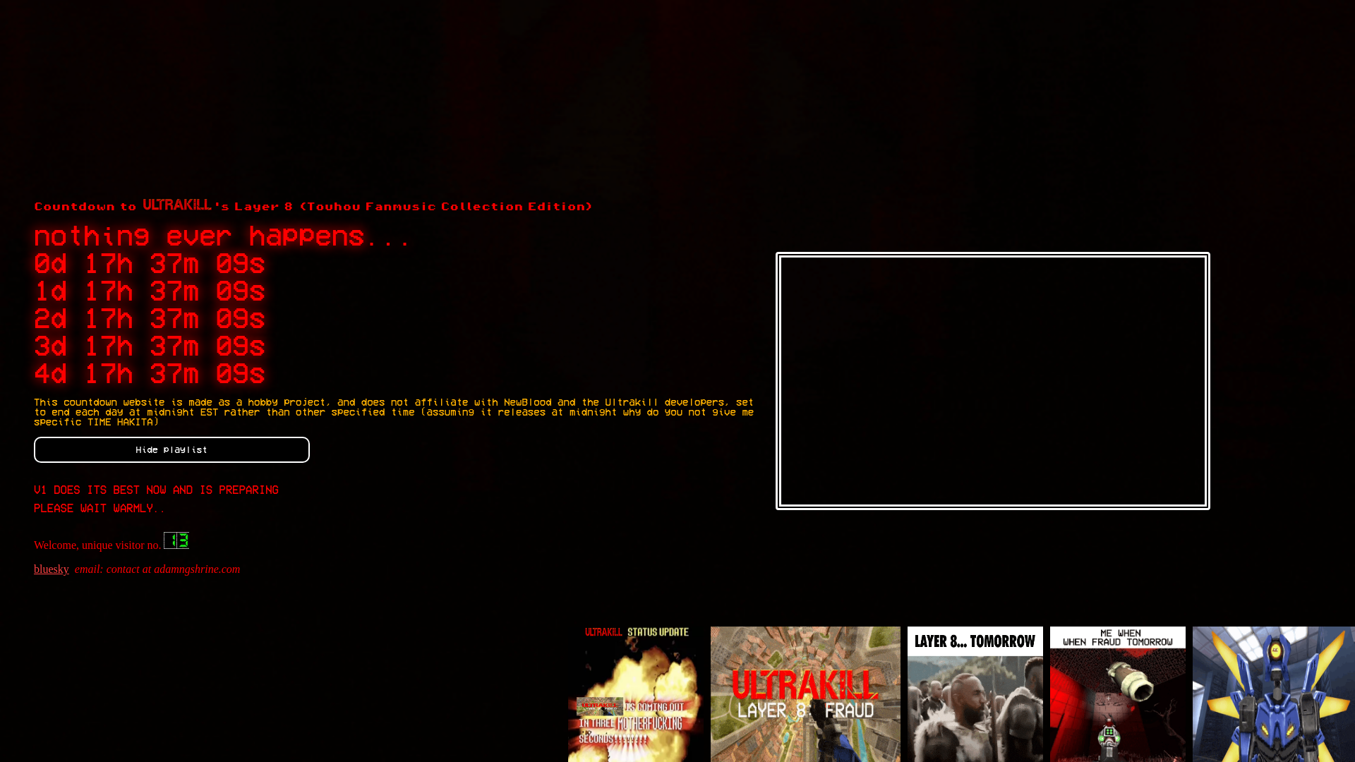 website screenshot of https://countdown-sn2.pages.dev/