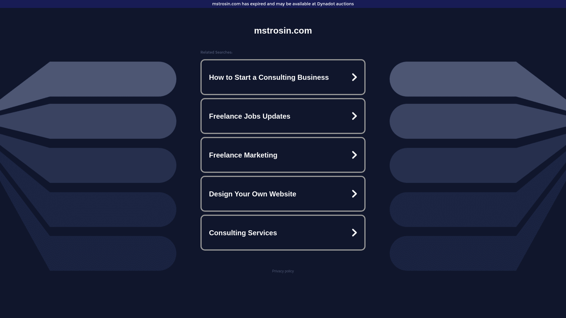 website screenshot of https://iptdh.mstrosin.com