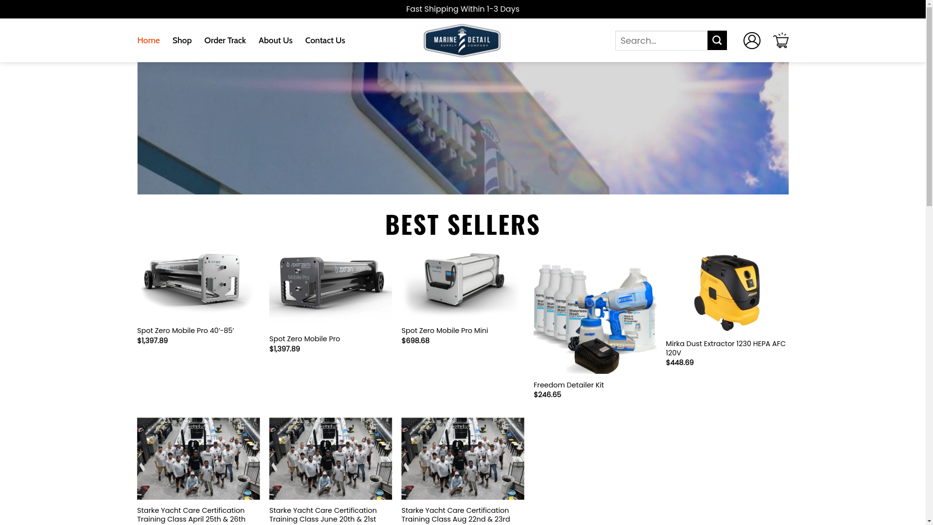 website screenshot of https://globalmarinedetailsupply.shop/