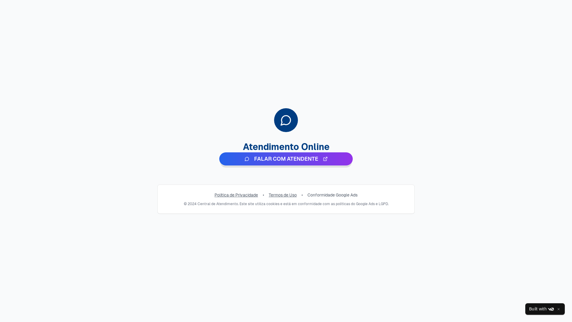 website screenshot of https://centralunificada.site/