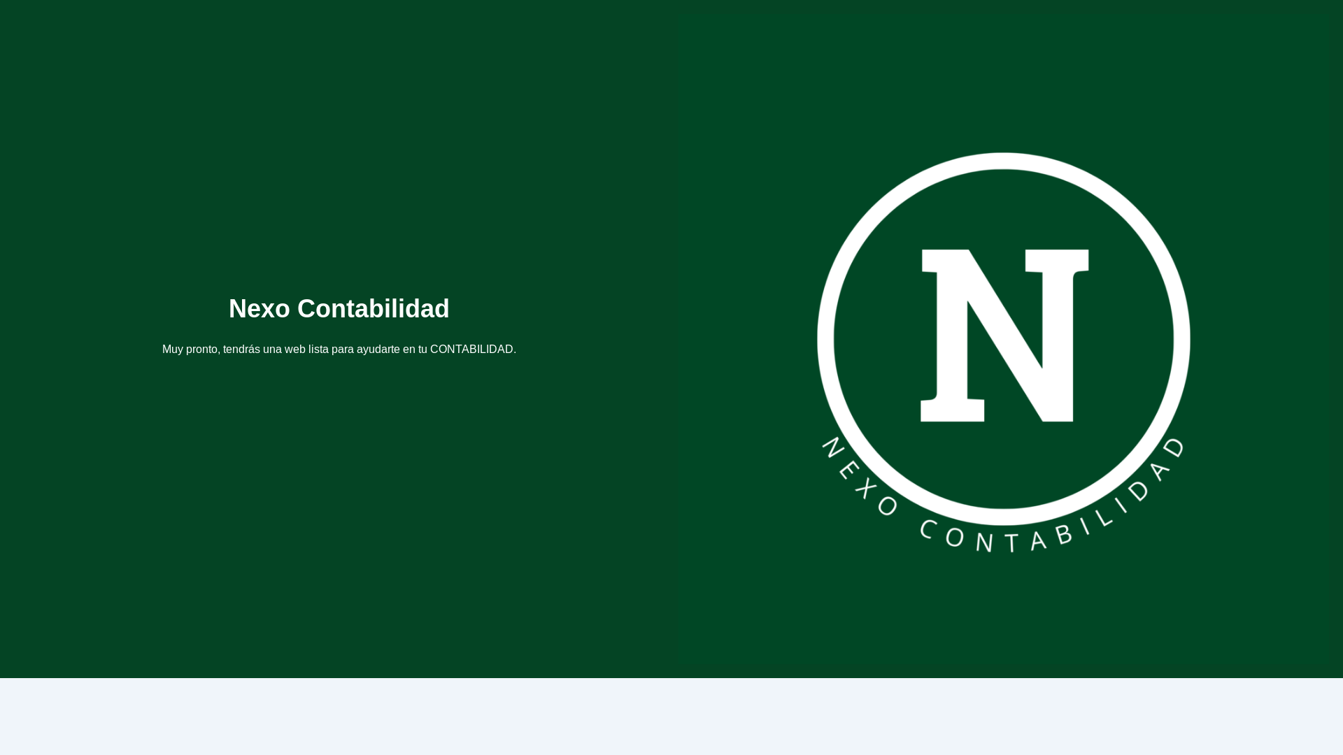 website screenshot of https://nexocontabilidad.com/
