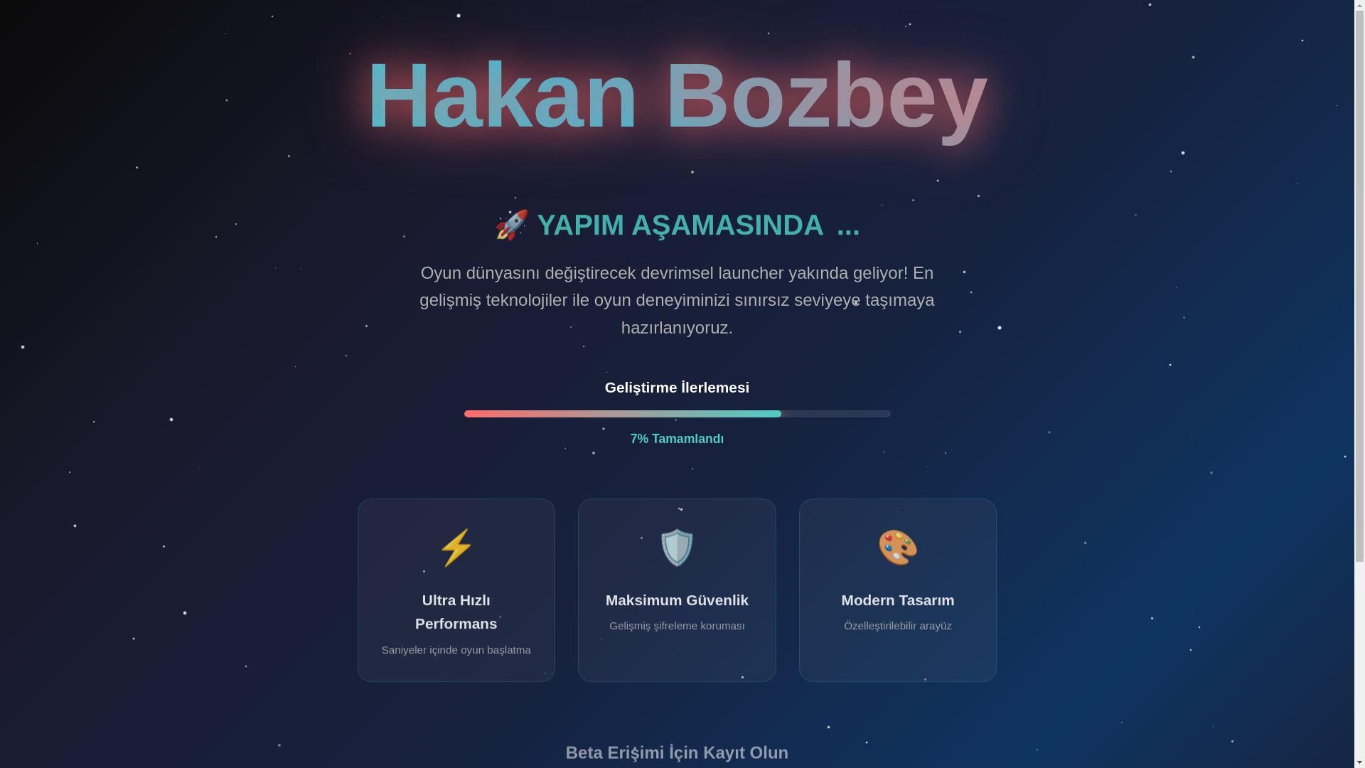 website screenshot of https://hakanbozbey.com.tr/