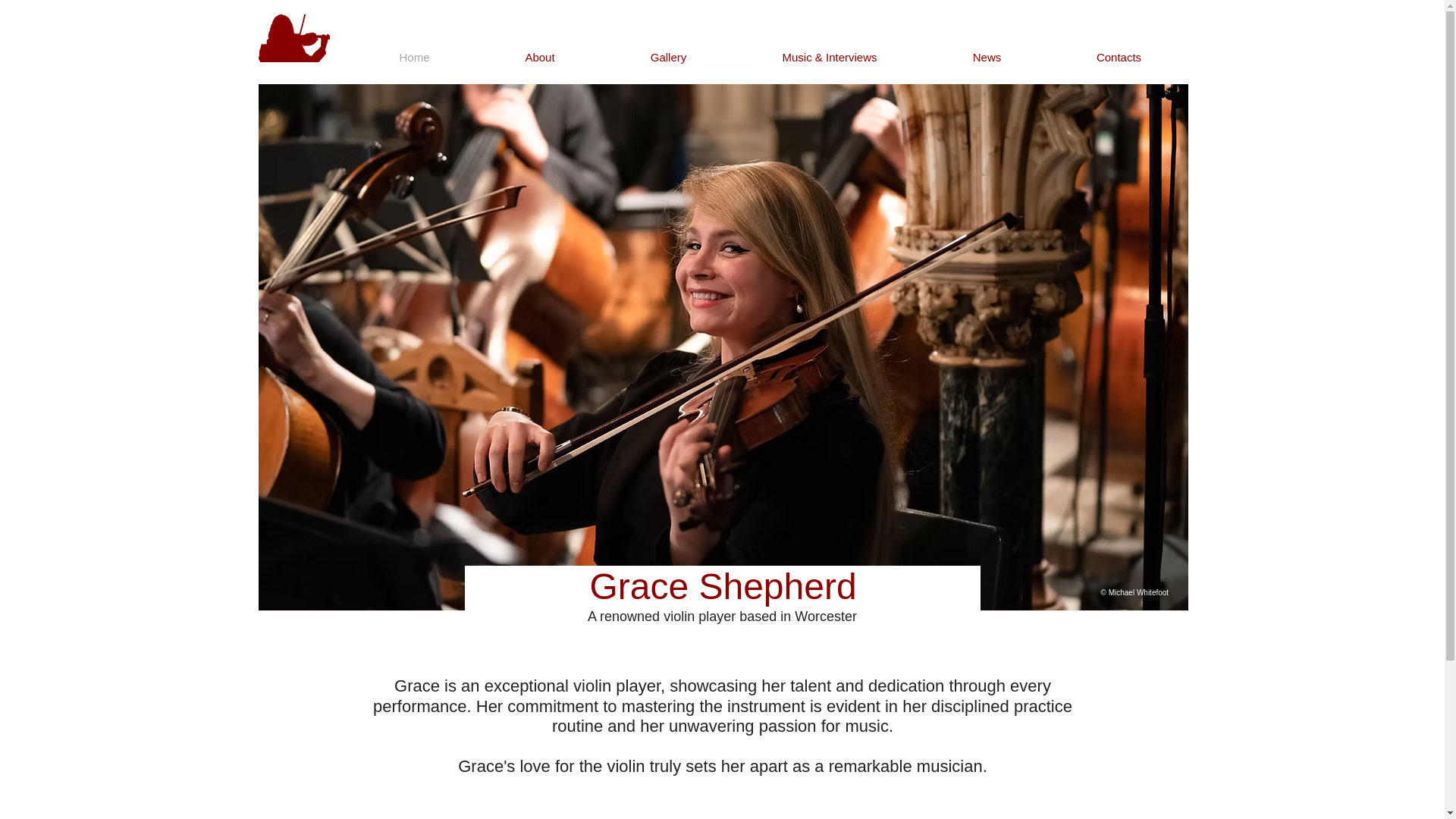 website screenshot of https://graceshepherd-violin.com/