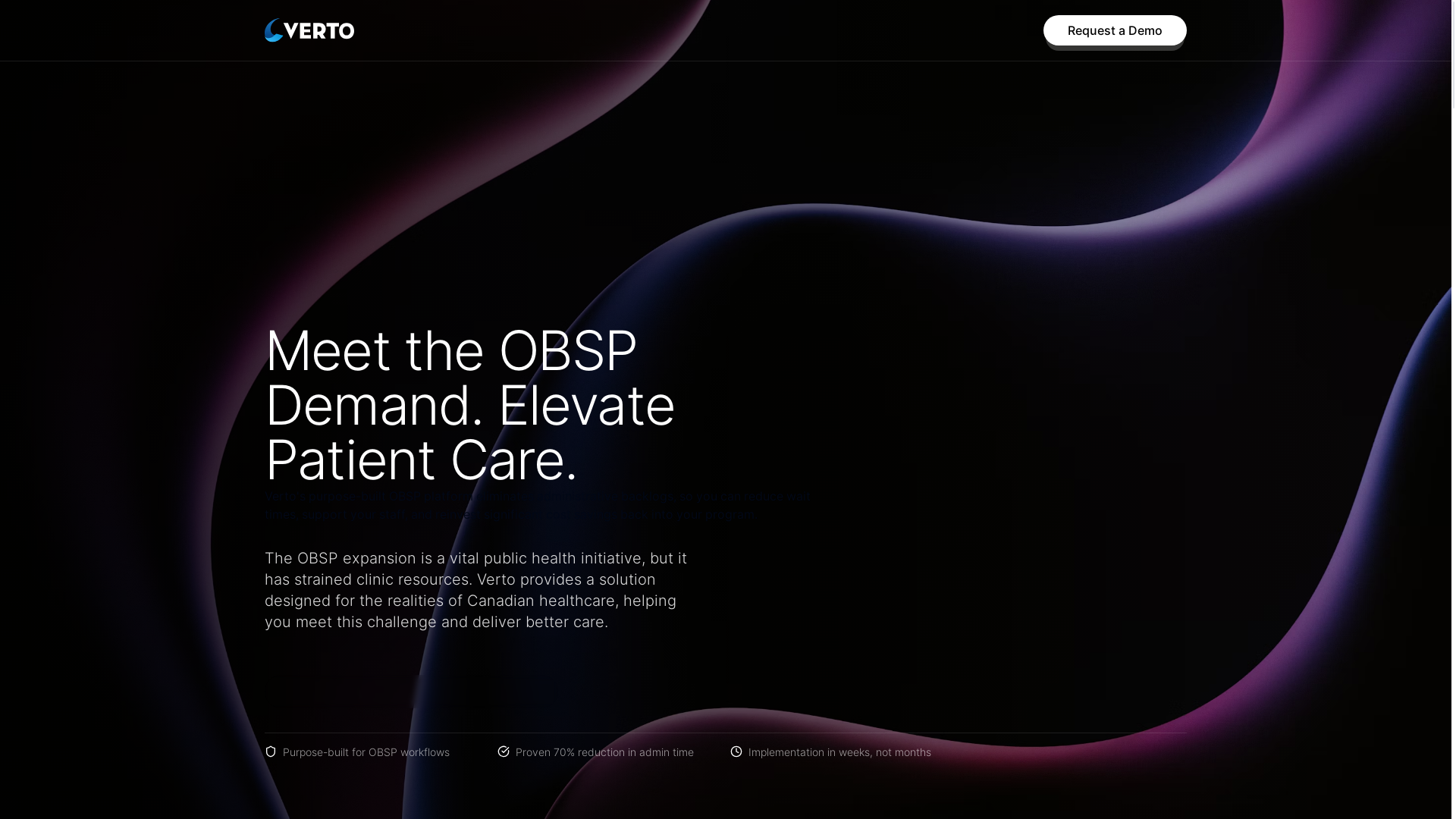 website screenshot of https://verto-flow-obsp-website.pages.dev/