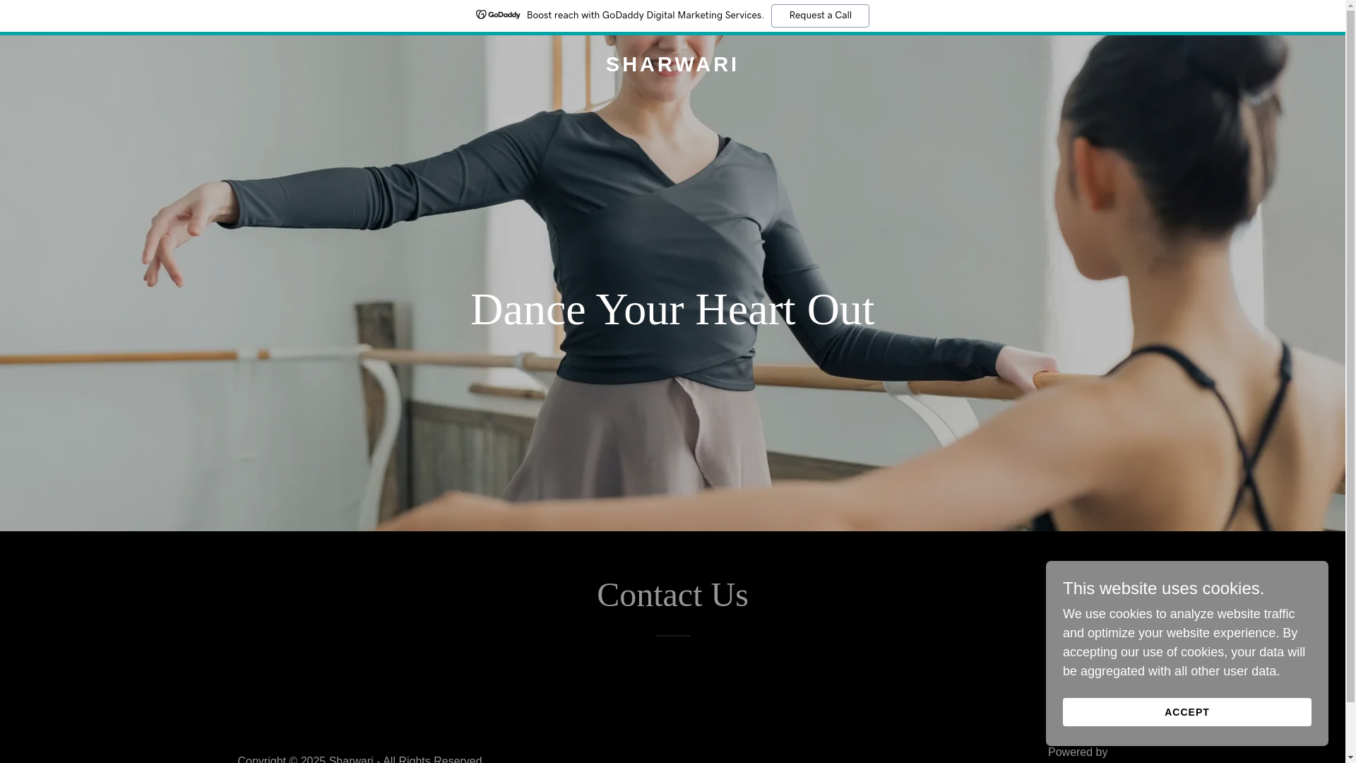 website screenshot of https://sharwarii.com/