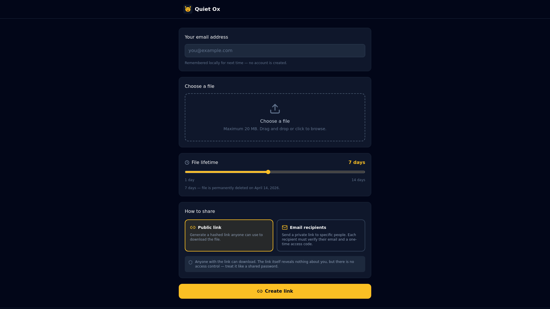 website screenshot of https://quietox-com.pages.dev/