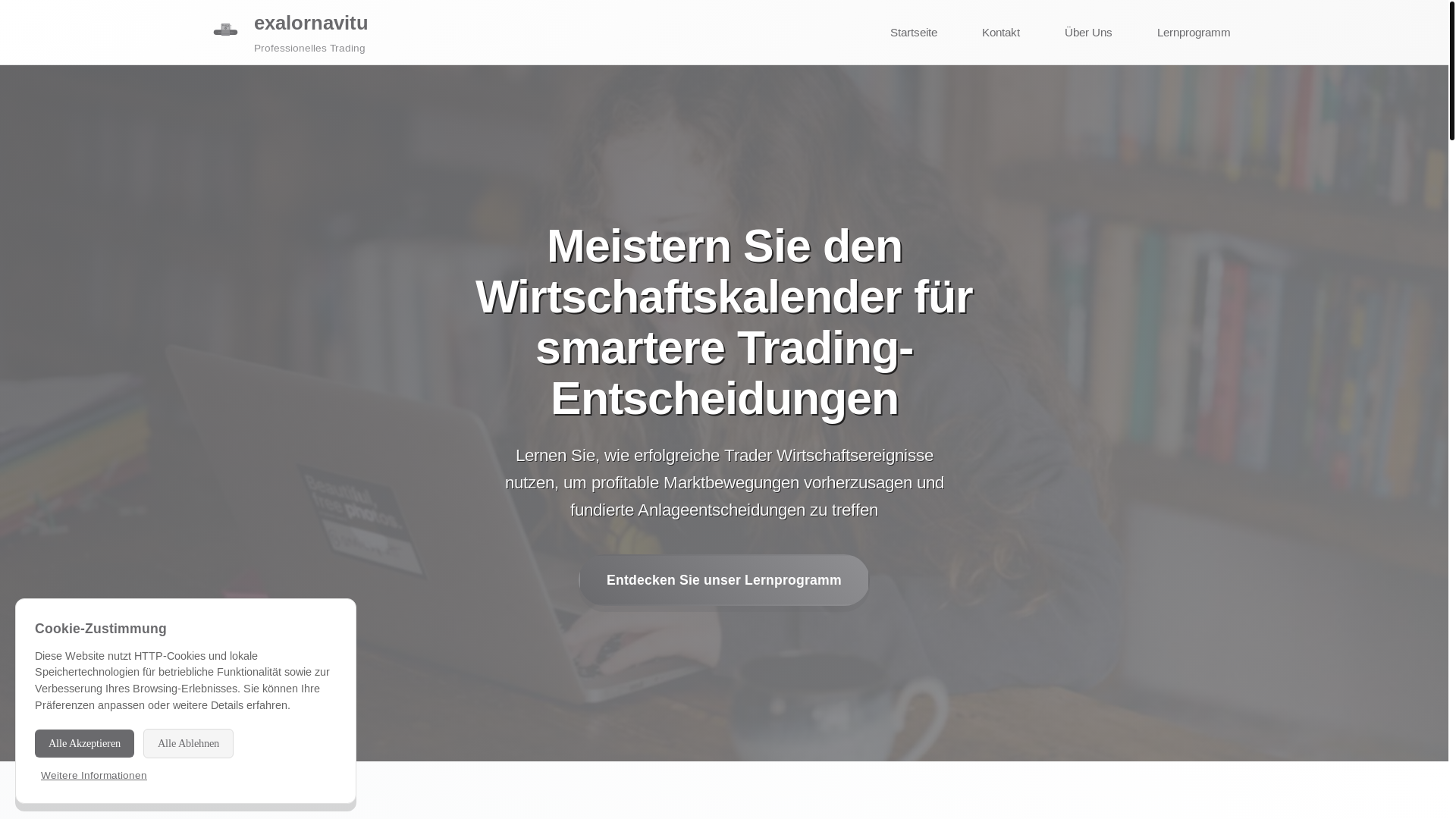 website screenshot of https://exalornavitu.com/