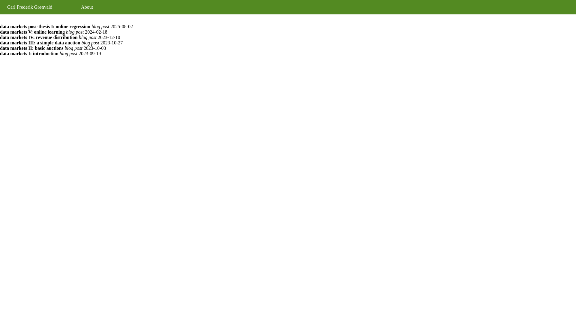 website screenshot of https://carlgronvald.com/