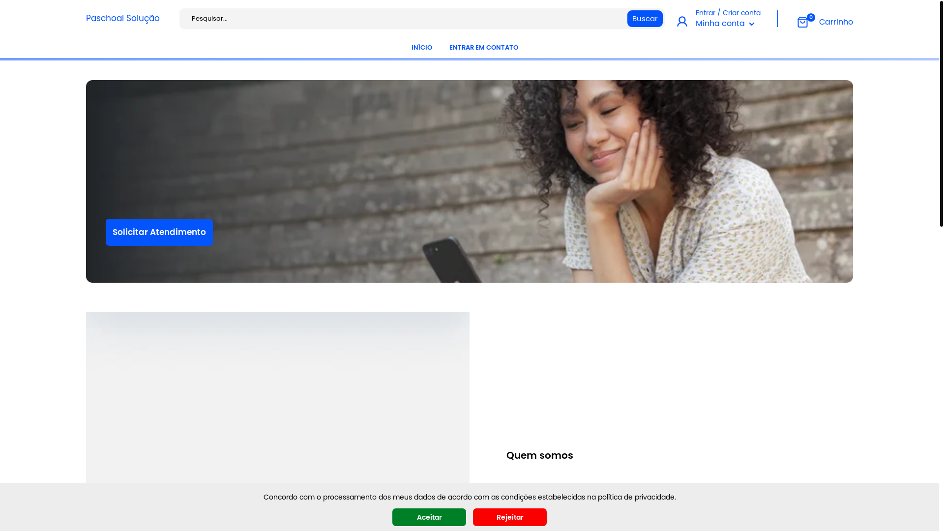website screenshot of https://paschoalsolucoes.site/