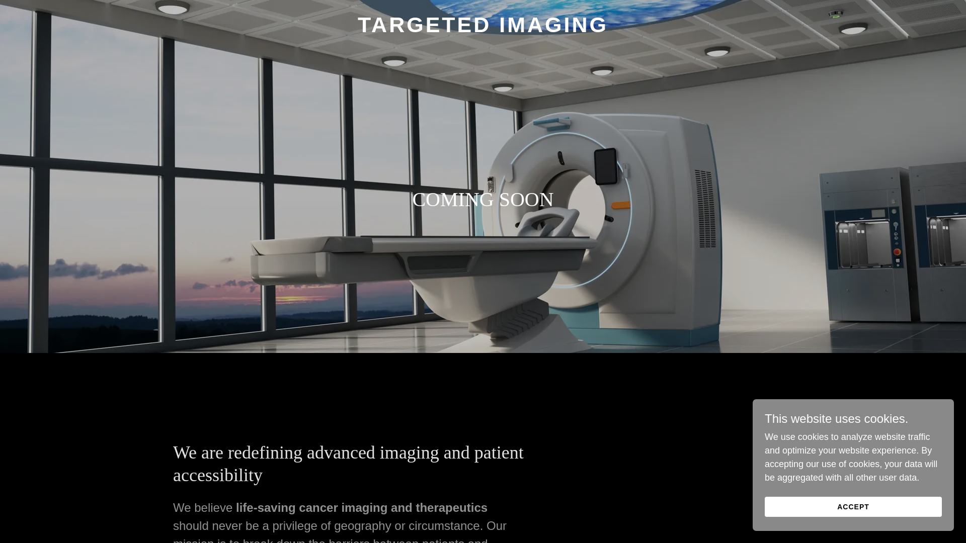website screenshot of https://targetedimaging.com/