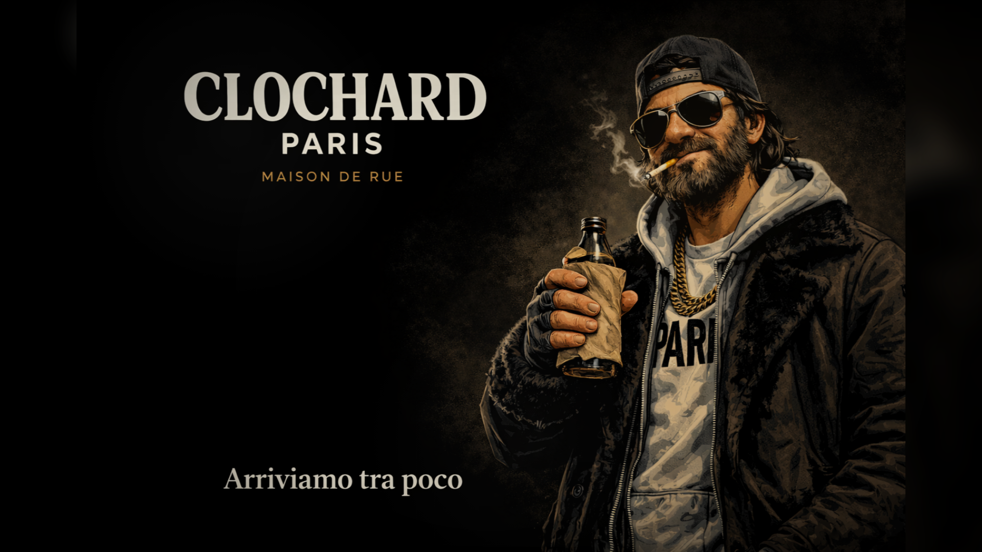 website screenshot of https://clochardparis.com/