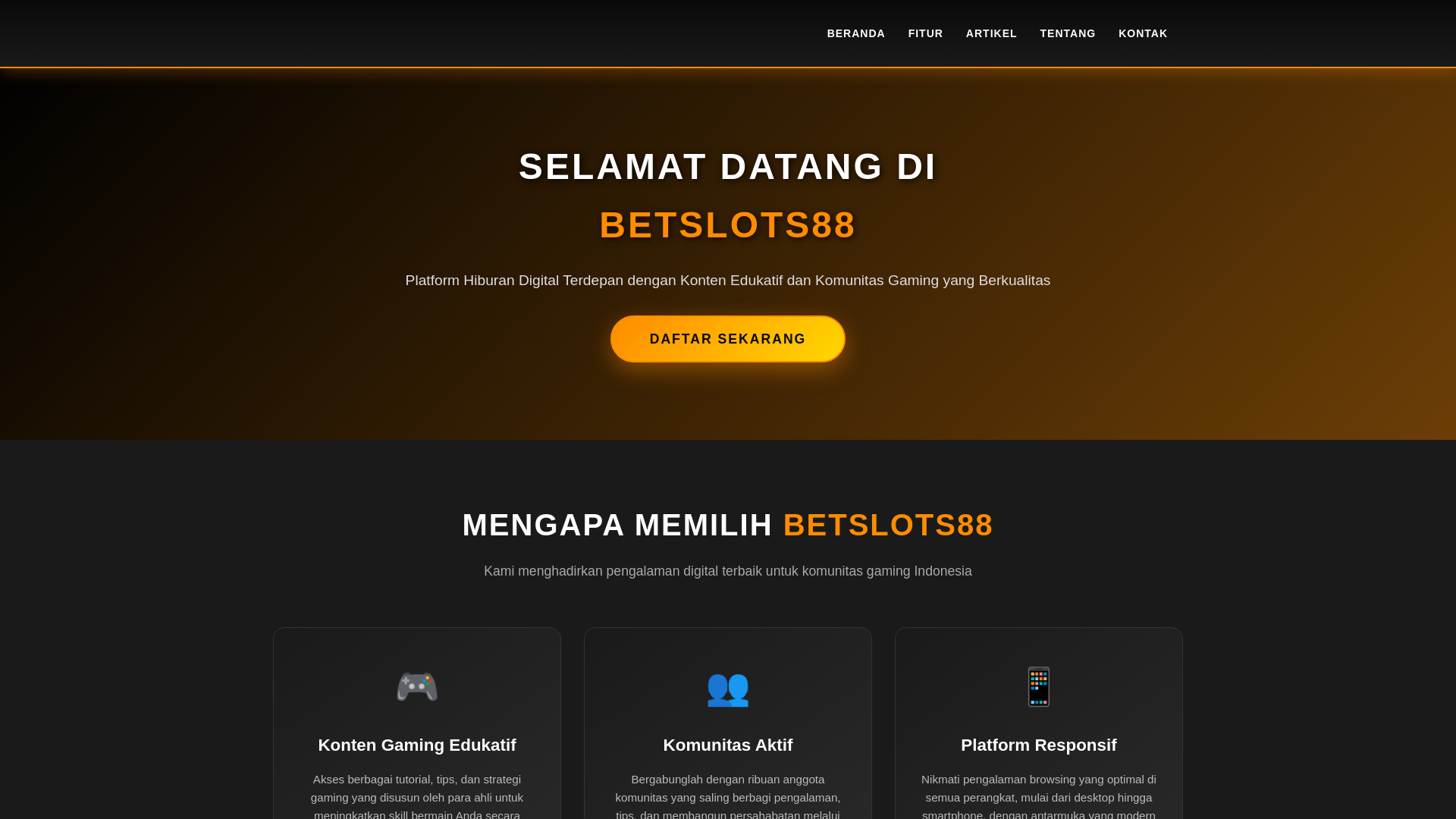 website screenshot of https://betslots88-amp.pages.dev/