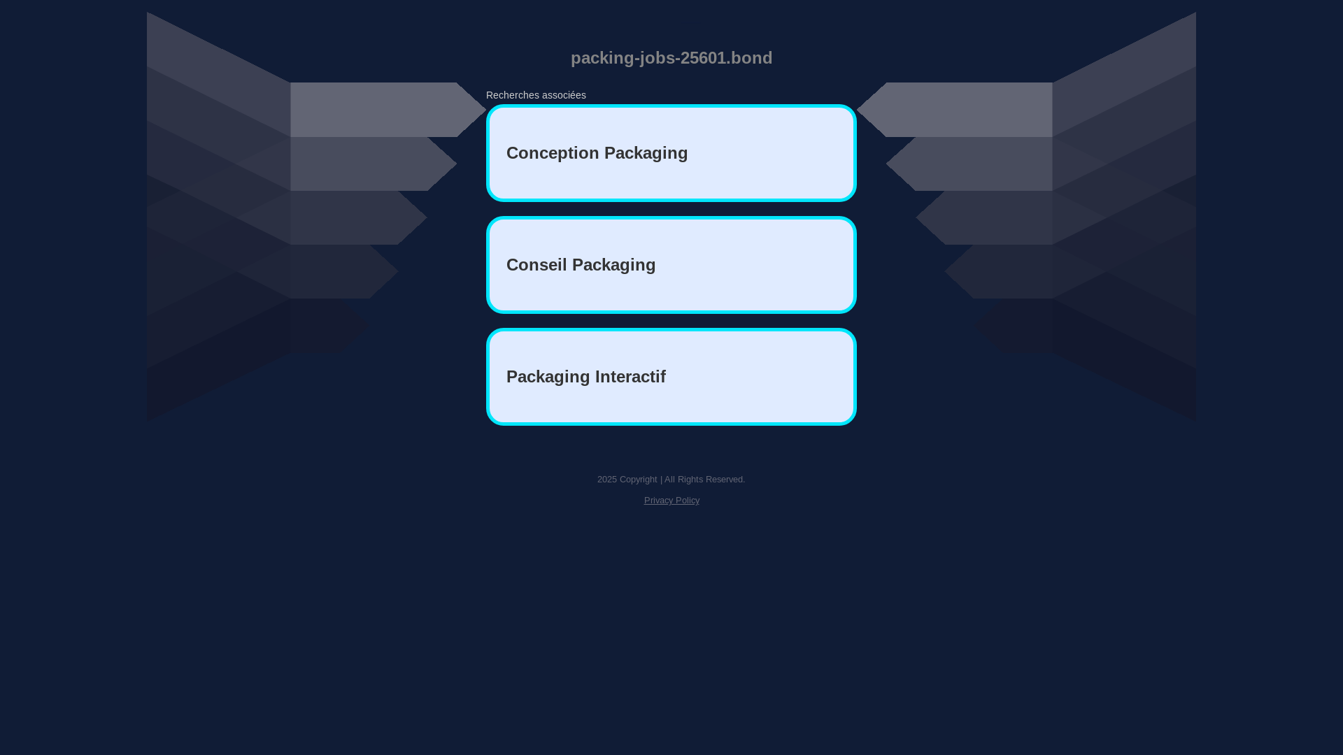 website screenshot of https://packing-jobs-25601.bond/