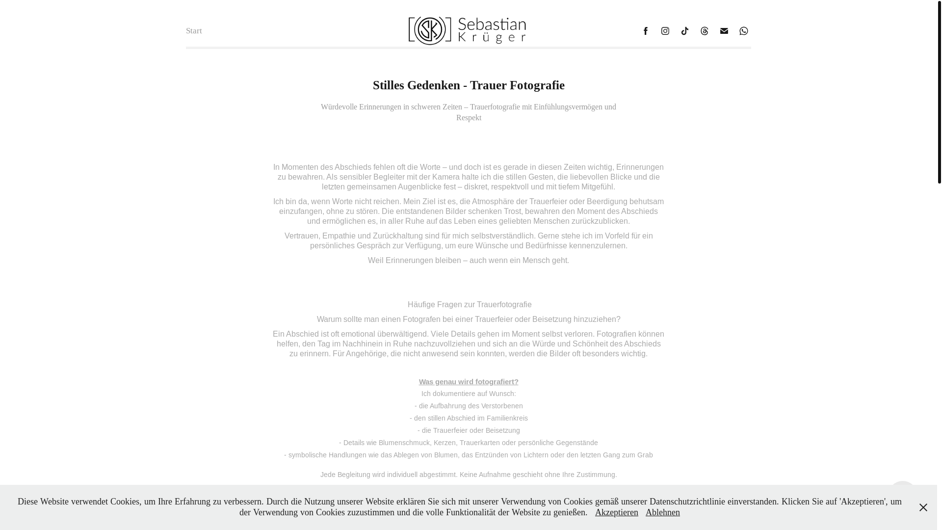 website screenshot of https://stillesgedenken.de/