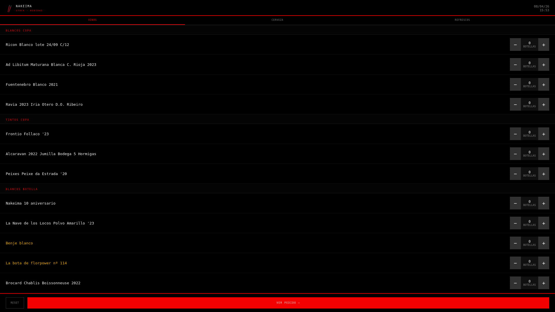 website screenshot of https://nakeima-bebidas.pages.dev/