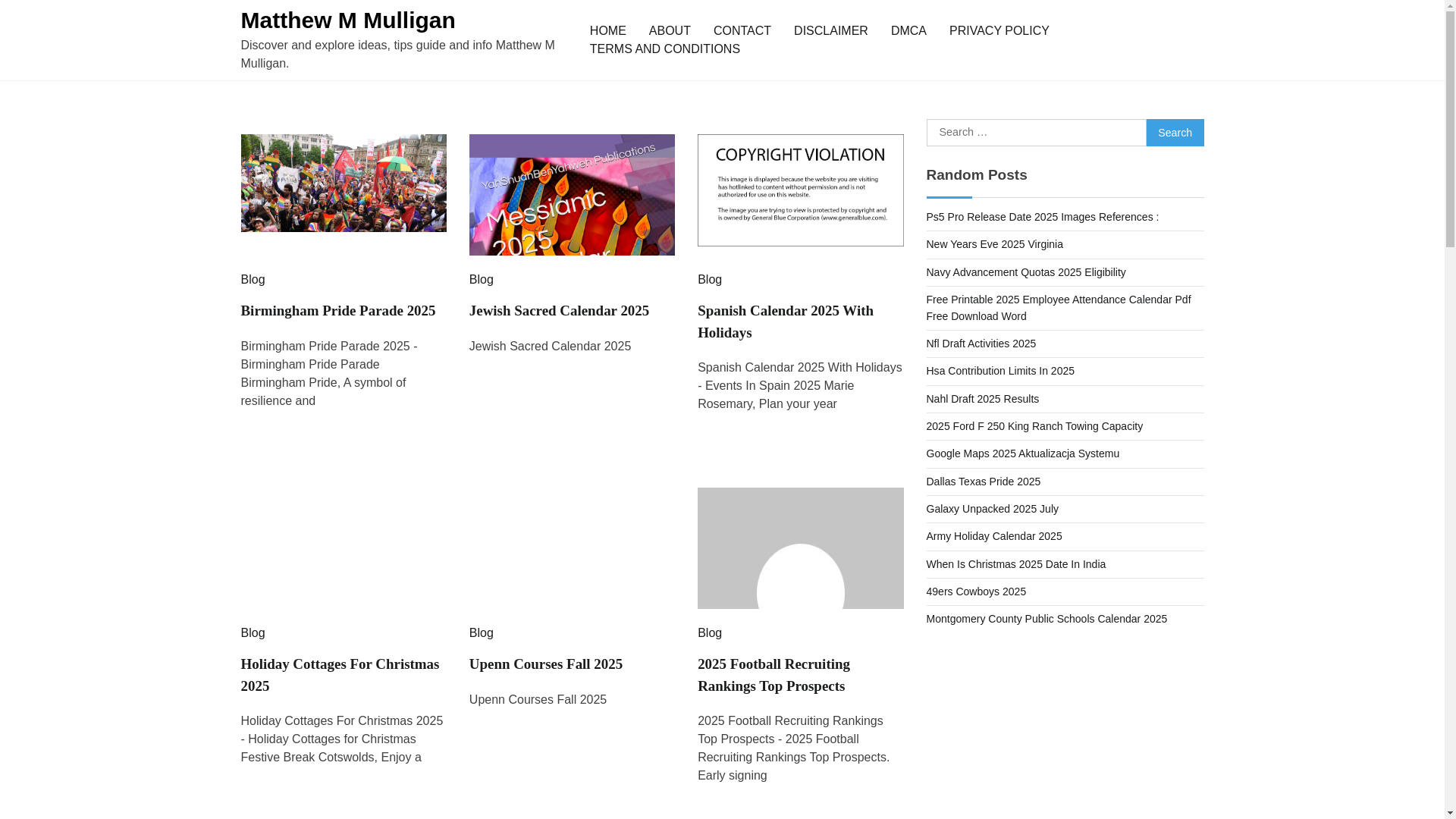 website screenshot of https://matthewmmulligans.pages.dev/