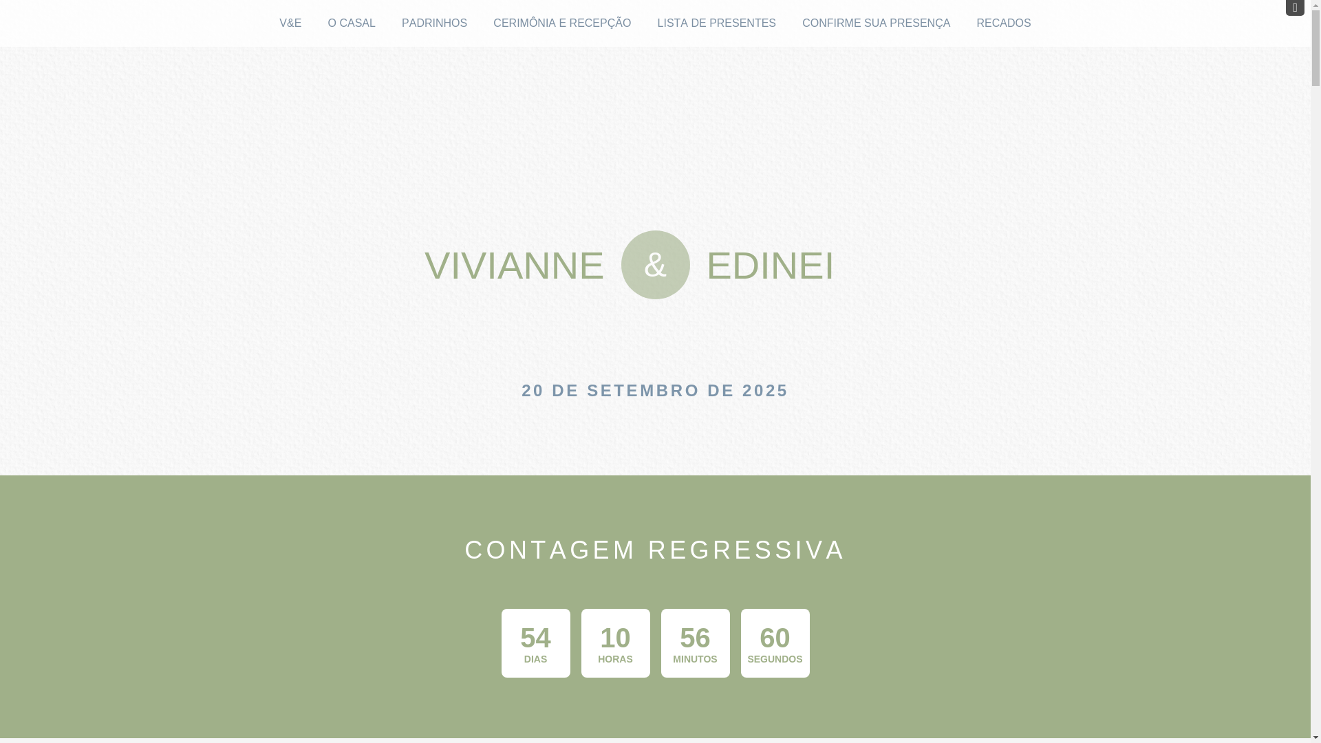 website screenshot of https://vivianne-e-edinei.com.br/