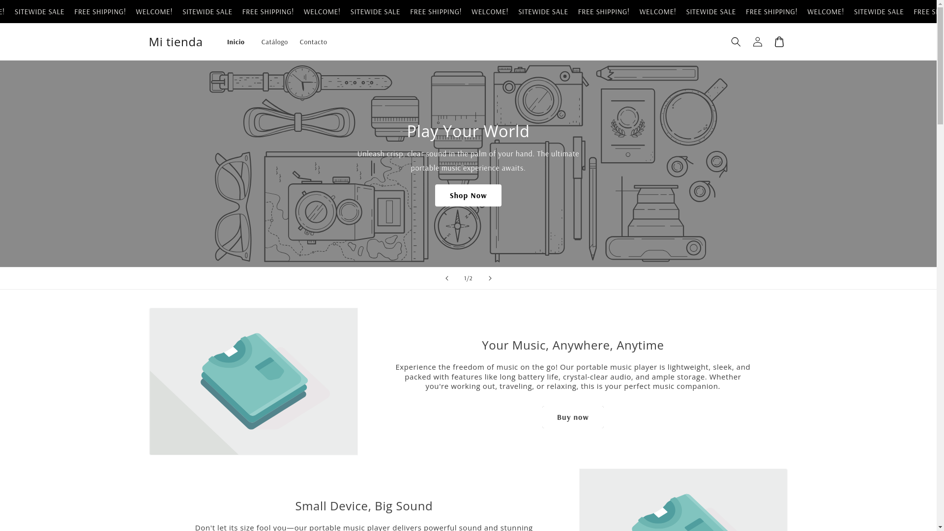 website screenshot of https://velyon.store/