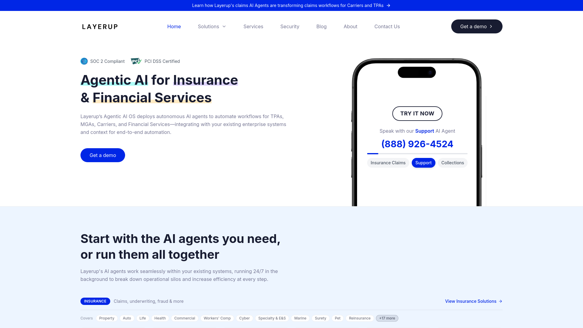 website screenshot of https://layerupcollect.com