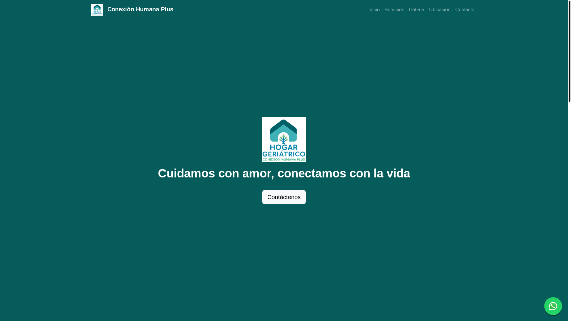 website screenshot of https://conexionhumanaplus.com/
