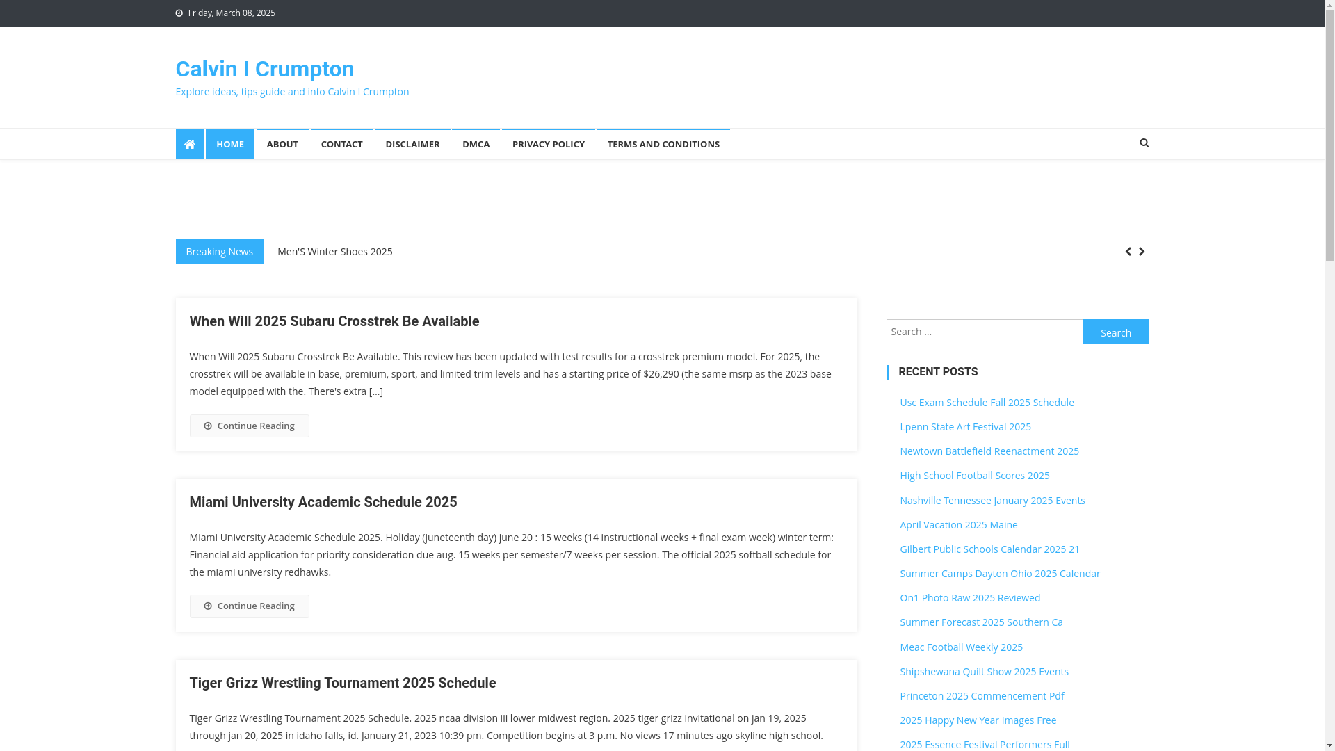 website screenshot of https://calvinicrumptonj.pages.dev/
