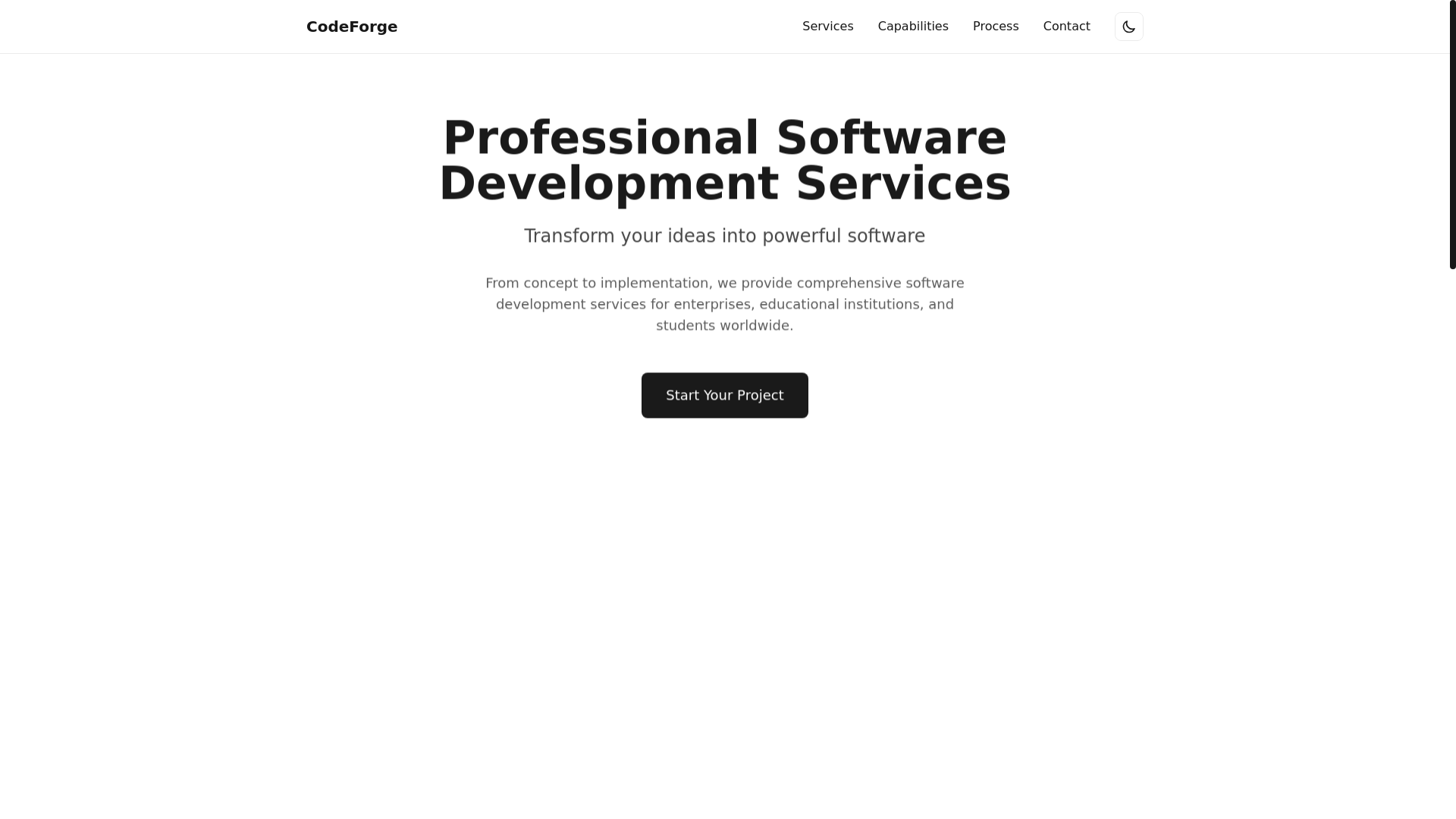 website screenshot of https://codeforge.pages.dev/