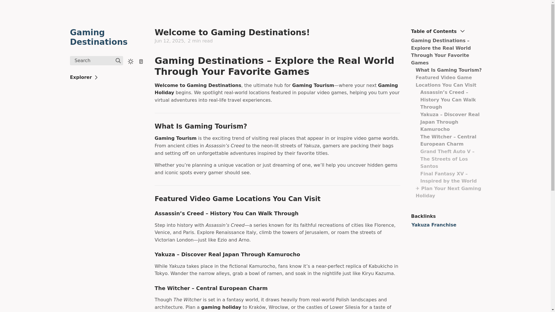 website screenshot of https://gamingdestinationz.pages.dev/