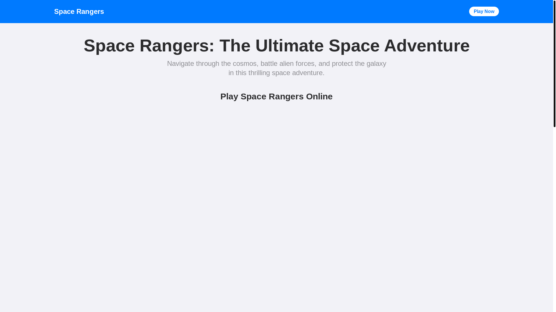 website screenshot of https://spacerangers-cvn.pages.dev/