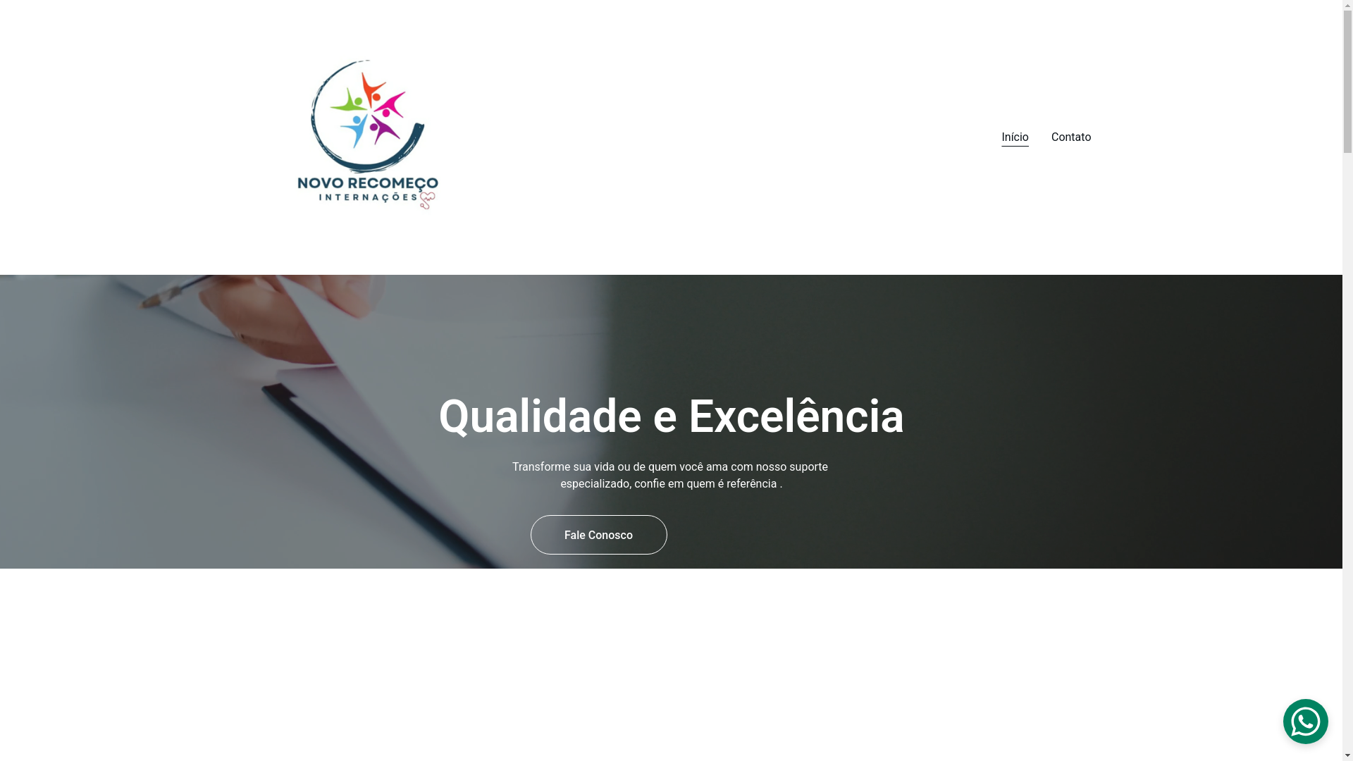 website screenshot of https://plantaonovorecomeco.com.br/