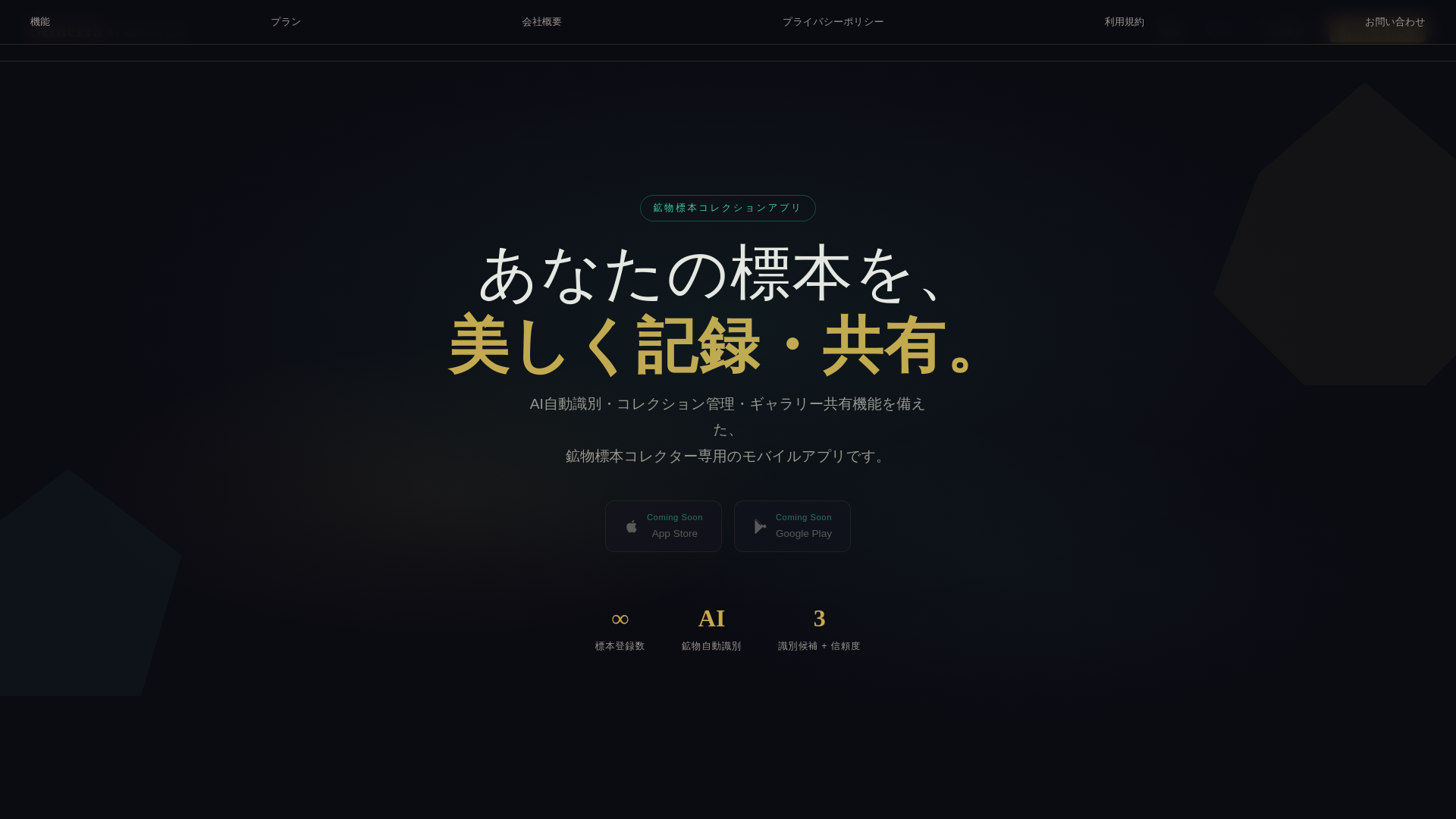 website screenshot of https://mineria-labs.com/
