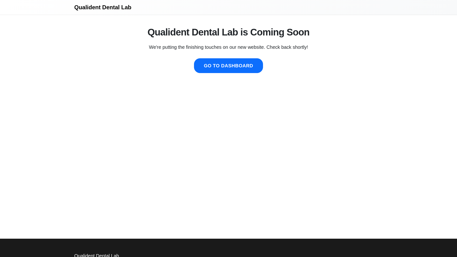 website screenshot of https://qualidentdentallab.com/