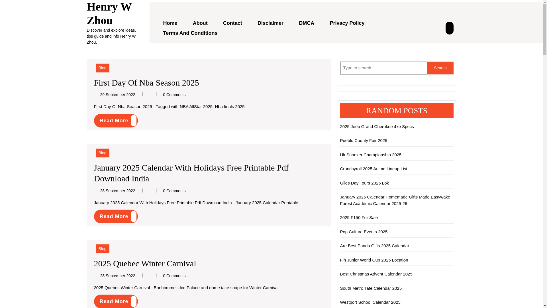 website screenshot of https://henrywzhoum.pages.dev/