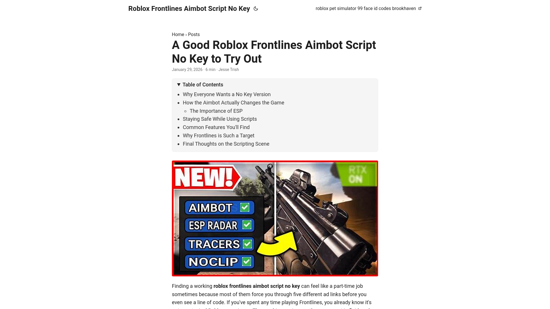 website screenshot of https://roblox-frontlines-aimbot-script-no-key.pages.dev/