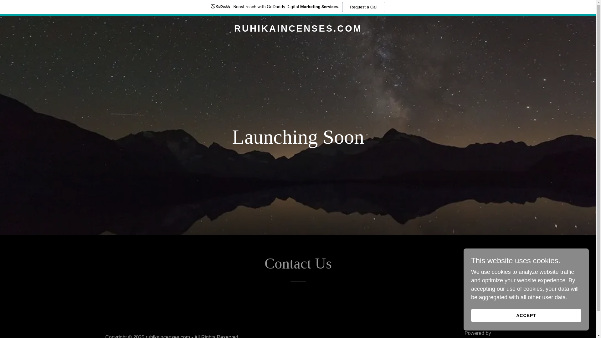 website screenshot of https://ruhikaincenses.com/