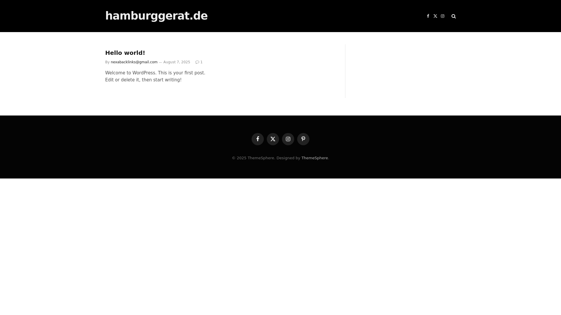 website screenshot of https://hamburggerat.de/