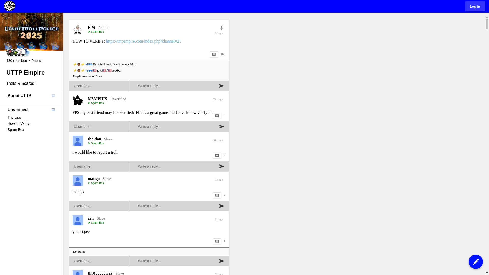 website screenshot of https://uttpempire.com